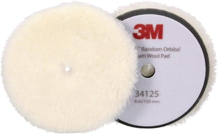 Polijstpad Medium - Polijstschijf - Lak Afwerking - Snel Wissel Systeem - 150 mm - Wit