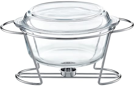 Ambition Saule Ovenschaal Rond met Warmer 4L