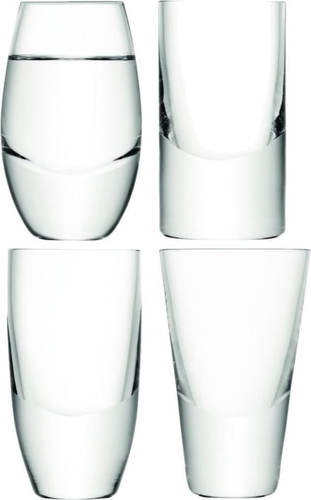 L.S.A. Lulu Vodkaglazen - Transparant - Set van 4 Stuks