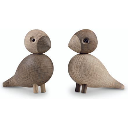 Kay Bojesen Lovebirds - Decoratief object - Hout - Set van 2