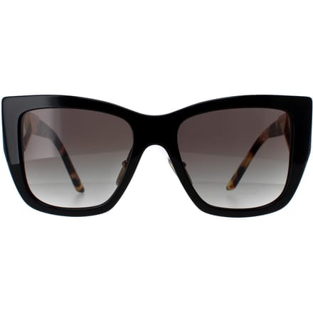 Prada PR21YS 1AB0A7 zwart en schildpad grijs gradiÃ«nt zonnebril