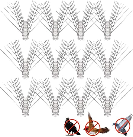 Allecto - Vogel Spikes - Roestvrij Staal - Duurzaam - Vogelwering