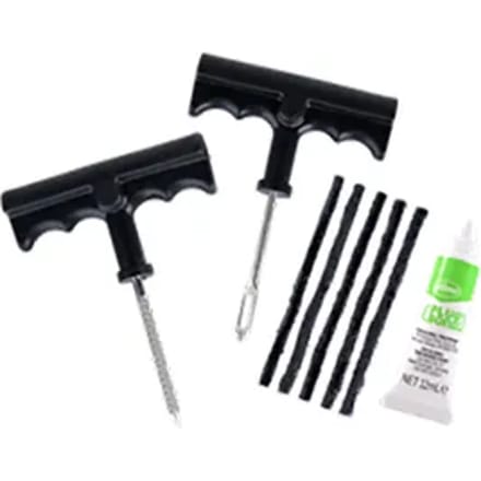 Slime Tyre Plug Kit - Met reamer & plugger gereedschap - T Handgreep - 5 bandenpluggen & plug bond - Voor directe reparatie