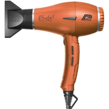 Sèche-cheveux - PARLUX - Ethos - 2300 Watts - Débit d'air 88 m3/h - Câble rotatif 360° orange