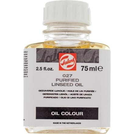 Talens Gezuiverde lijnolie flacon 75 ml