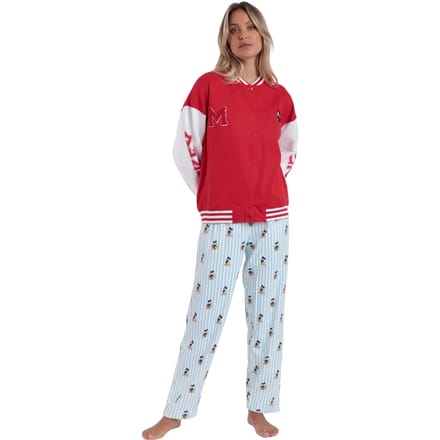 Dikke jas voor dames Disney Mickey New York