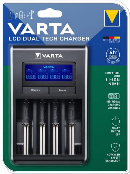 VARTA LCD Dual Tech Charger battery charger