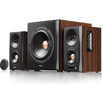Edifier S360DB - Luidsprekersysteem - for PC - Draadloos - 2.1-channel - Bruin
