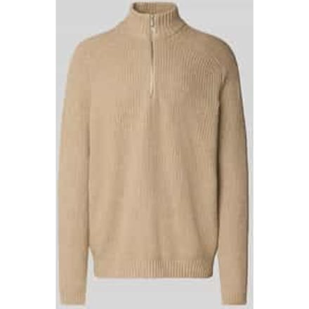 Regular fit gebreide pullover met wol