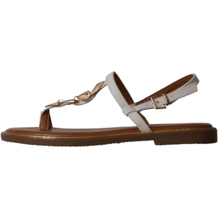 Platte sandalen met bandjes van Loevah Paris