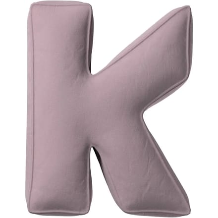 Kussen letter k Yellow Tipi Posh Velvet