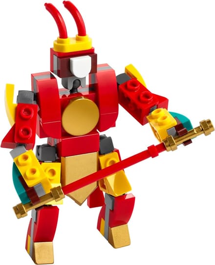 LEGO Monkie Kid Mini Monkey King Warrior Mech 30344, Bouwpakket, 6 jaar, Kunststof, 65 stuk(s)