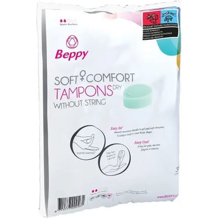 Beppy Tampons Extra Soft - 30 stuks - zonder touwtje