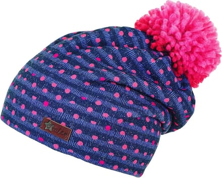 Babymuts Meisjes Slouch Muts Zacht Katoen Blauw Navy