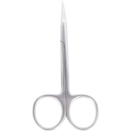 Ciseaux à cuticules professionnels à pointe précise Lame courbée en acier inoxydable Ciseaux de manucure white