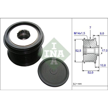 Schaeffler Ina Generator vrijloop INA 535 0209 10