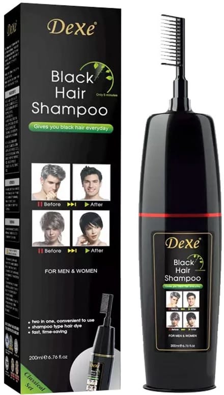 Dexe - Black Hair Shampoo - 200 ml