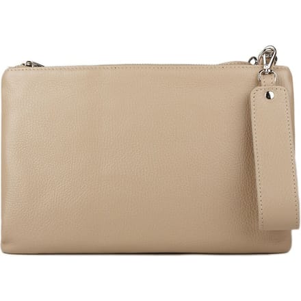 Giulia Monti Schoudertas Grijs Beige