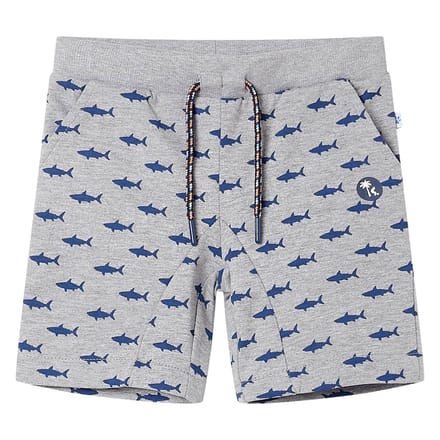 vidaXL - Kindershorts - met - trekkoord - 116 - gemêleerd - lichtgrijs