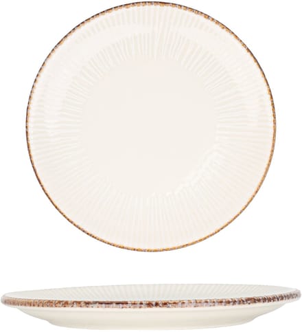 By Bone Dessertbord - Grace - Porselein - 19 cm - set van 6