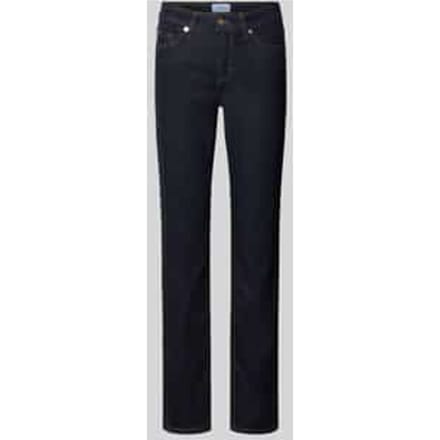slim fit jeans van katoenmix model 'PIPER LONG'