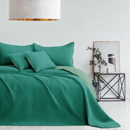 AmeliaHome Softa Dekbedovertrek Groen 170x270 cm