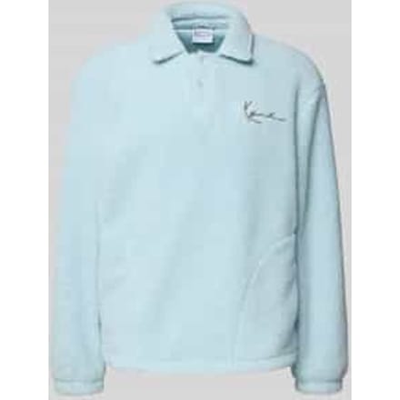 Teddybont sweatshirt met platte kraag en knoopsluiting