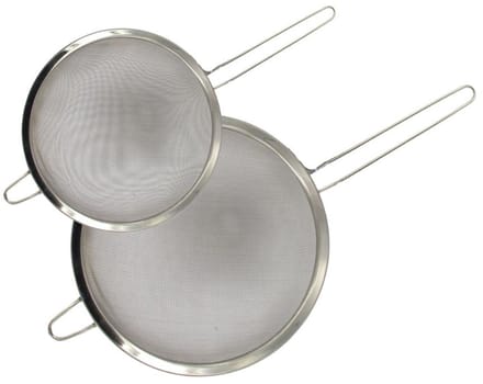Set van 2 roestvrijstalen vergieten 15 cm en 24 cm FM Professional