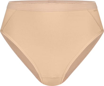 Ten Cate Basics organic cotton stretch high leg shape beige voor Dames | Maat S
