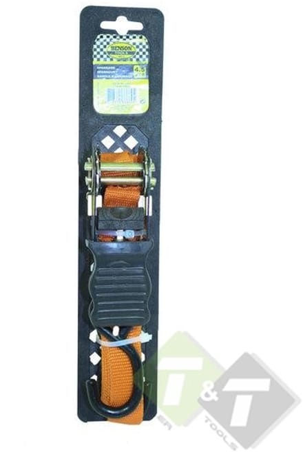 500kg 4.5 meter lang x 25mm breed sjorband - spanband - spanbanden - lading vastzetters