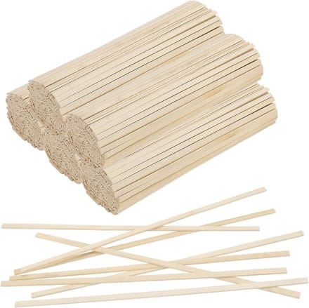 Bamboe knutselstokjes van 40 cm - 500-delige set voor creatief knutselen en DIY-projecten
