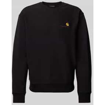 Sweatshirt met labelstitching