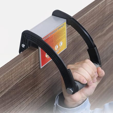 Plaatdrager - Gipsplaatdrager - Materiaal Vervoeren - Antislip Handgreep - 12 x 8.9 cm - Zwart