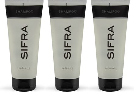 SIFRA - Shampoo parfumvrij - Alle haartypes - 3 stuks - 200 ml