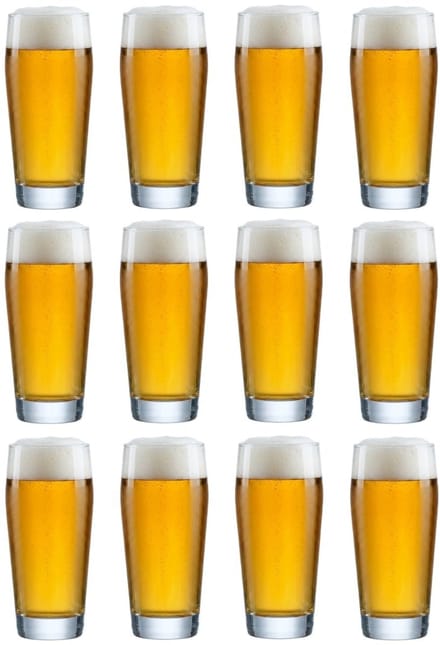 Cookinglife Duitse Bierglazen Willybecher 330 ml - 12 stuks