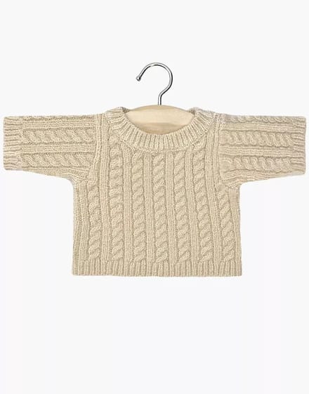 Minikane Gordi Poppenkleding Trui Julian Beige 34 cm