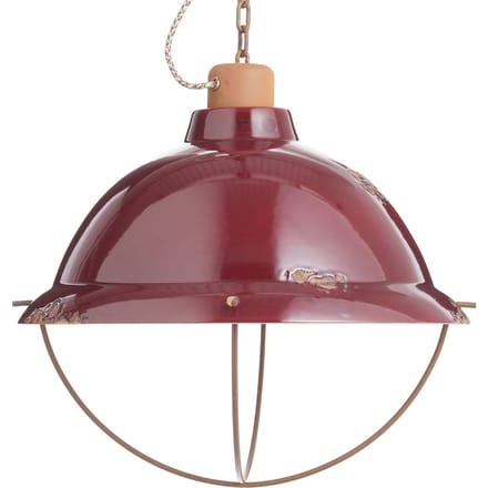 Ferroluce Hanglamp C1680 van keramiek, bordeaux