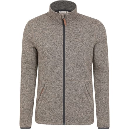 Mountain Warehouse Heren Idris III Full Zip Fleecejack (Beige)