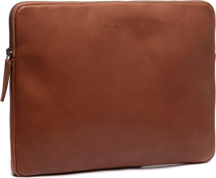 Chesterfield Waxed Pull Up Laptoptas Boston Cognac