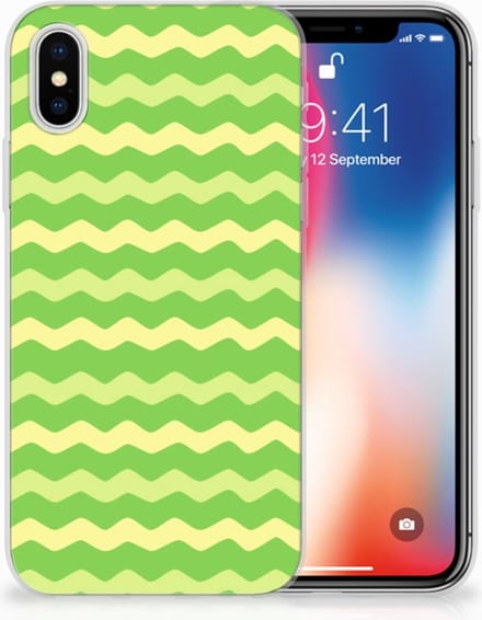 Apple iPhone X | Xs TPU bumper Waves Green