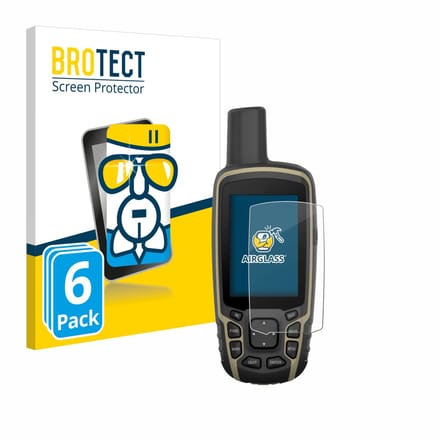 Screenprotector 6 Stuks voor Garmin GPSMAP 65s Beschermglas transparant