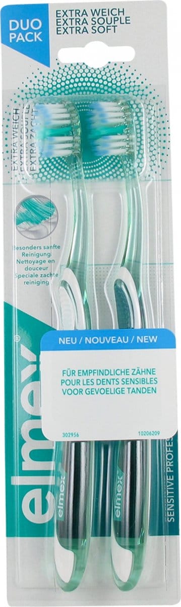 Elmex Sensitive Duo-Pack Extra Zacht (Kleur : Wit / Blauw)