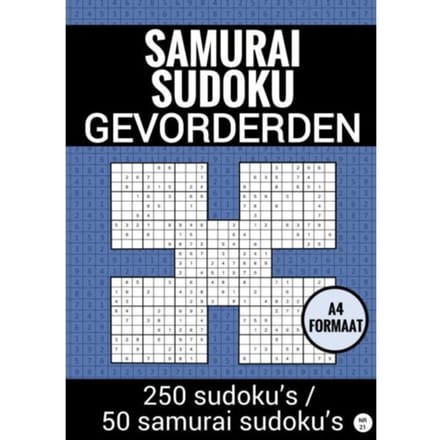 Samurai Sudoku - Gevorderden - Nr. 21 - Sudoku Puzzelboeken
