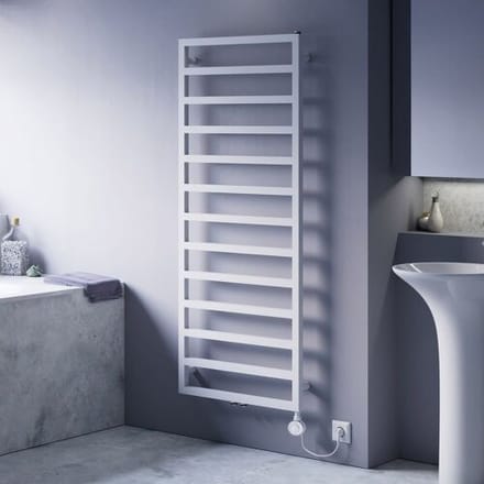 Megabad Profi Collection Quara E bathroom radiator 60 x 171 cm, purely electric, heating element type 3 right MBVEN1710600WT3R