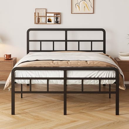 LunaSteel Luxe Metalen Bedframe 180x200 - 180x200 cm - Arqam