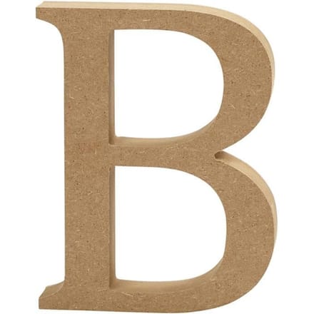 Creativ Company Letter B MDF 13cm 1 stuk.