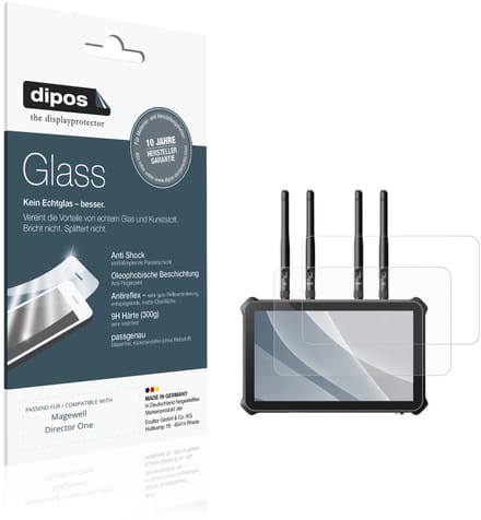 dipos – 2x Matte Pantserfolie geschikt voor Magewell Director One | 9H Screenprotector