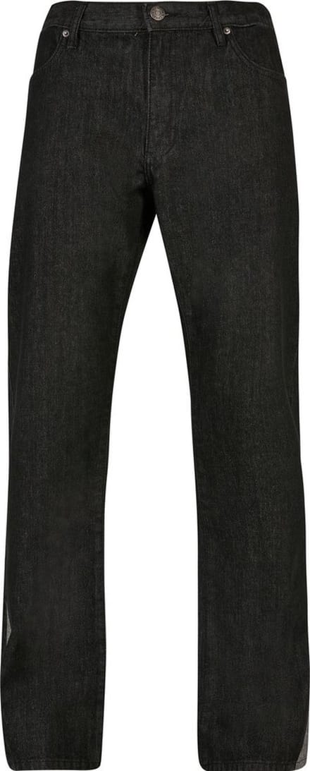 Urban Classics - Organic Triangle Denim Broek rechte pijpen - Taille, 29 inch - Zwart
