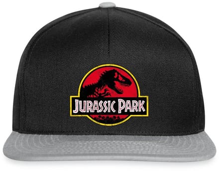 Jurassic Park Klassiek Logo In Rood Met T-Rex Snapback cap