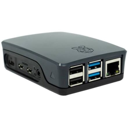 909-8138 SBC-behuizing Geschikt voor model: Raspberry Pi® B+, Raspberry Pi® 2 B, Raspberry Pi® 3 B, Raspberry Pi® 3 B+ Zwart